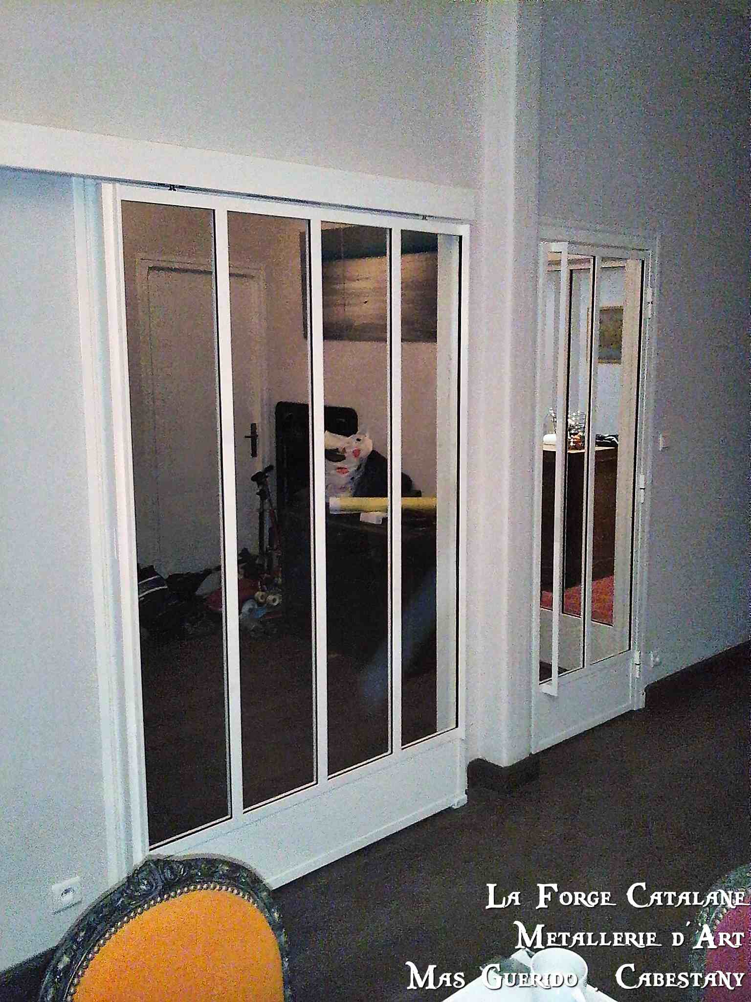 Ensemble verriere ouvrant et coulissante thermolaqué fer forge catalane cabestany (2).jpg